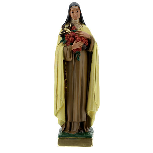Statue aus Gips Heilige Therese vom Kinde Jesu von Arte Barsanti, 30 cm 1