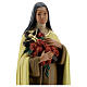 Saint Teresa statue, 30 cm in plaster Arte Barsanti s2