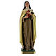 Statua Santa Teresa del Bambino Gesù 40 cm gesso dipinto Barsanti s1