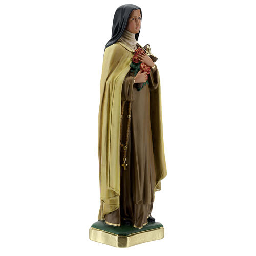 St Therese plaster statue, 40 cm hand painted Barsanti 5