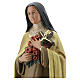 St Therese plaster statue, 40 cm hand painted Barsanti s2