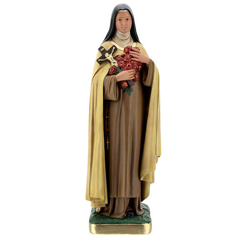 Sainte Thérèse de l'Enfant-Jésus 60 cm statue plâtre Arte Barsanti 1