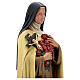 Sainte Thérèse de l'Enfant-Jésus 60 cm statue plâtre Arte Barsanti s2