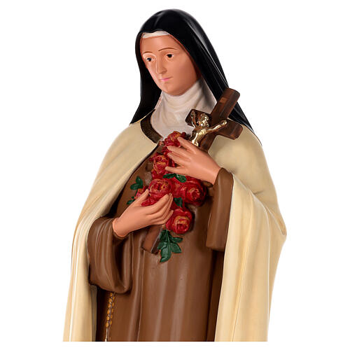Saint Thérèse de l'Enfant Jésus 80 cm statue plâtre Arte Barsanti 4