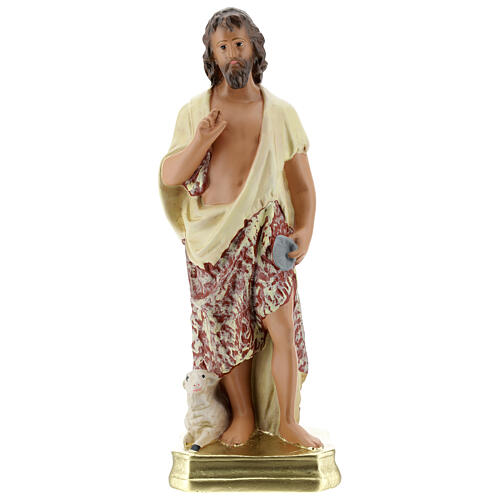 Statue aus Gips Johannes der Täufer von Arte Barsanti, 30 cm 1