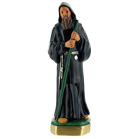 St Francis of Paola statue 12 in hand-painted plaster Arte Barsanti