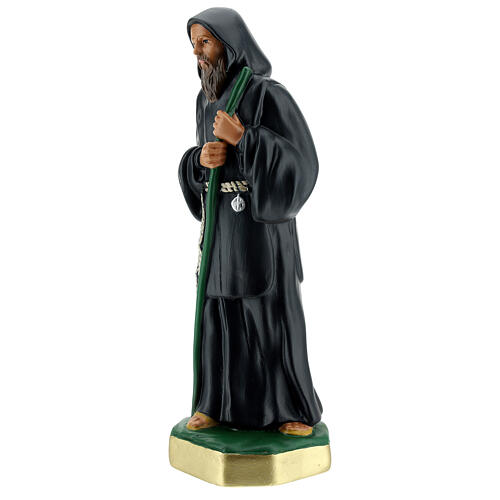 St Francis of Paola statue 12 in hand-painted plaster Arte Barsanti 3