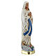 Lady of Lourdes statue, 15 cm hand painted plaster Arte Barsanti s3