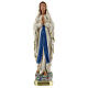 Our Lady of Lourdes plaster statue, 20 cm hand painted Barsanti s1