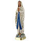 Our Lady of Lourdes plaster statue, 20 cm hand painted Barsanti s2