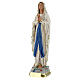 Notre-Dame de Lourdes statue plâtre 25 cm peinte main Barsanti s2