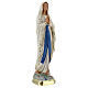 Notre-Dame de Lourdes statue plâtre 25 cm peinte main Barsanti s3