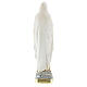 Notre-Dame de Lourdes statue 30 cm plâtre peint main Barsanti s6