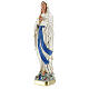 Our Lady of Lourdes statue, 30 cm hand painted plaster Barsanti s3