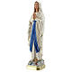 Our Lady of Lourdes plaster statue, 40 cm hand painted Barsanti s3