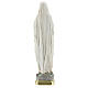 Our Lady of Lourdes plaster statue, 40 cm hand painted Barsanti s6