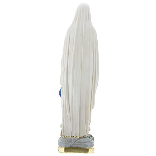 Virgen de Lourdes estatua 50 cm yeso pintada a mano Barsanti 6