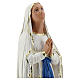 Notre-Dame de Lourdes statue 50 cm plâtre peint main Barsanti s2