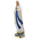 Notre-Dame de Lourdes statue 50 cm plâtre peint main Barsanti s3