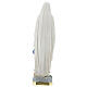 Notre-Dame de Lourdes statue 50 cm plâtre peint main Barsanti s6