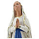 Madonna of Lourdes statue, 50 cm hand painted plaster Barsanti s4
