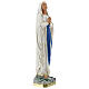 Madonna of Lourdes statue, 50 cm hand painted plaster Barsanti s5