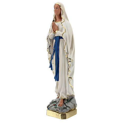 Statue aus Gips Unsere Liebe Frau in Lourdes handbemalt Arte Barsanti, 60 cm 3