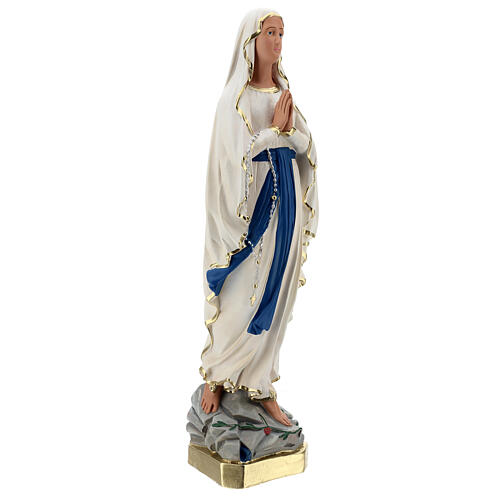 Statue aus Gips Unsere Liebe Frau in Lourdes handbemalt Arte Barsanti, 60 cm 5