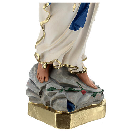 Statue aus Gips Unsere Liebe Frau in Lourdes handbemalt Arte Barsanti, 60 cm 7