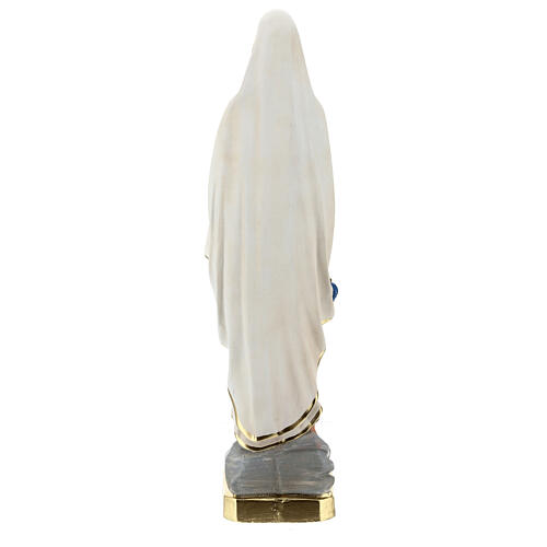 Estatua yeso Virgen de Lourdes 60 cm pintada a mano Barsanti 8
