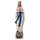 Statua gesso Madonna di Lourdes 60 cm dipinta a mano Barsanti s1