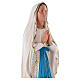 Statue aus Gips Unsere Liebe Frau in Lourdes handbemalt Arte Barsanti, 80 cm s2