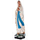 Notre-Dame de Lourdes statue plâtre 80 cm peinte main Barsanti s3