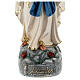 Nossa Senhora de Lourdes imagem resina pintada à mão Arte Barsanti 60 cm s4