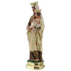 Virgen del Carmen 20 cm estatua yeso Arte Barsanti