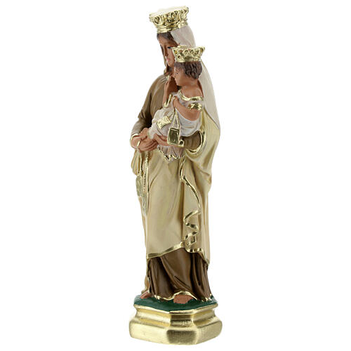 Notre-Dame du Mont-Carmel 20 cm statue plâtre Arte Barsanti 2