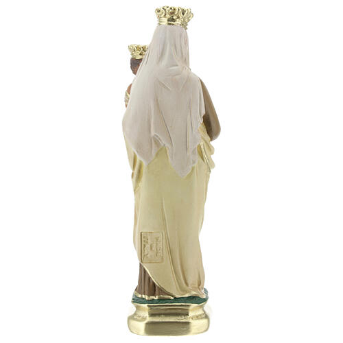 Notre-Dame du Mont-Carmel 20 cm statue plâtre Arte Barsanti 4