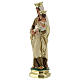 Notre-Dame du Mont-Carmel 20 cm statue plâtre Arte Barsanti s2
