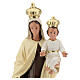 Our Lady of Mount Carmel resin statue 60 cm hand painted Arte Barsanti s4