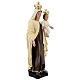 Estatua Virgen del Carmen resina 60 cm pintada mano Arte Barsanti s5
