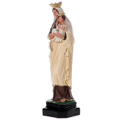 Notre-Dame du Mont-Carmel 80 cm statue résine peinte main Arte Barsanti 3