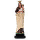 Our Lady of Mount Carmel statue 32 in hand-painted redin Arte Barsanti s1