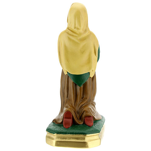 Heilige Bernadette, Statue aus Gips, 20 cm, Arte Barsanti 4