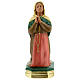 St. Bernadette hand painted plaster statue Arte Barsanti 20 cm s1