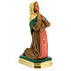 St. Bernadette hand painted plaster statue Arte Barsanti 20 cm s3