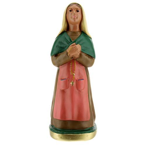 Sainte Bernadette 30 cm statue plâtre Arte Barsanti 1