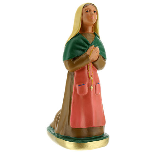 Saint Bernadette 12 in plaster statue Arte Barsanti 3