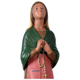 Heilige Bernadette, Statue aus Gips, 60 cm, handbemalt, Arte Barsanti