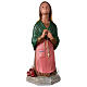 St. Bernadette hand painted plaster statue Arte Barsanti 60 cm s1