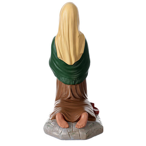 Santa Bernadette 60 cm estatua yeso pintada a mano Arte Barsanti 5